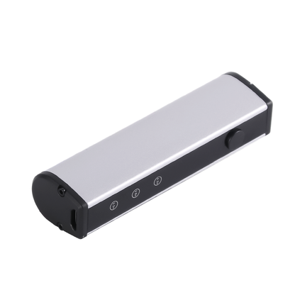 Longmada V1 Grey 510 Thread Battery – 650mAh Rechargeable Vape Pen Battery for CBD, Wax & Dry Herb – Aluminum Design