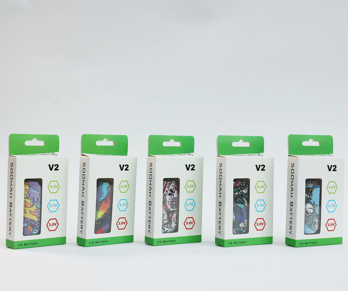 Longmada V2 510 Thread Battery – 450mAh Rechargeable Vape Pen Battery for CBD Oil, Dry Herb & Wax – Portable Aluminum Design