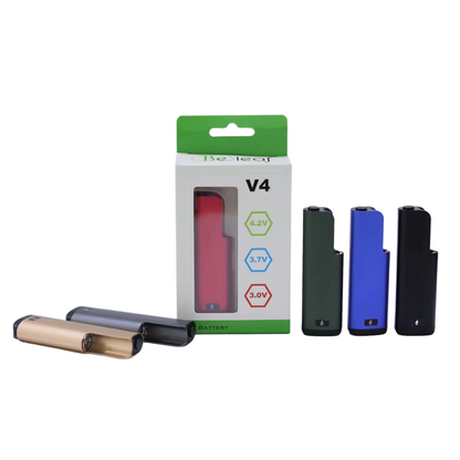 Longmada V4 510 Thread Battery – 450mAh Rechargeable Vape Pen Battery for Dry Herb, Wax & CBD Oils – Compact Aluminum Design