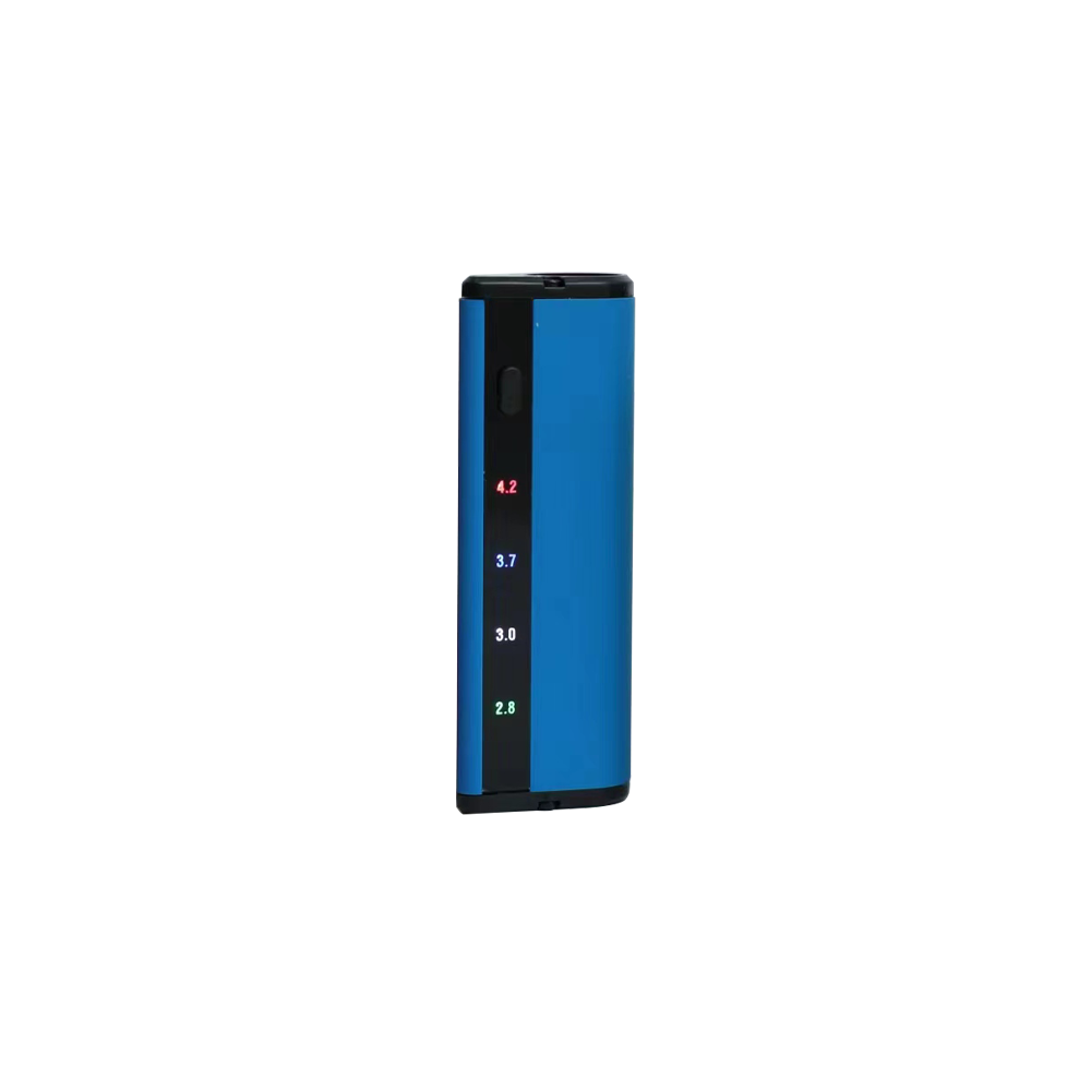 Longmada V5 510 Thread Battery in Blue – 500mAh Rechargeable Vape Pen Battery for Dry Herb, Wax & CBD Oils – Portable Aluminum Design