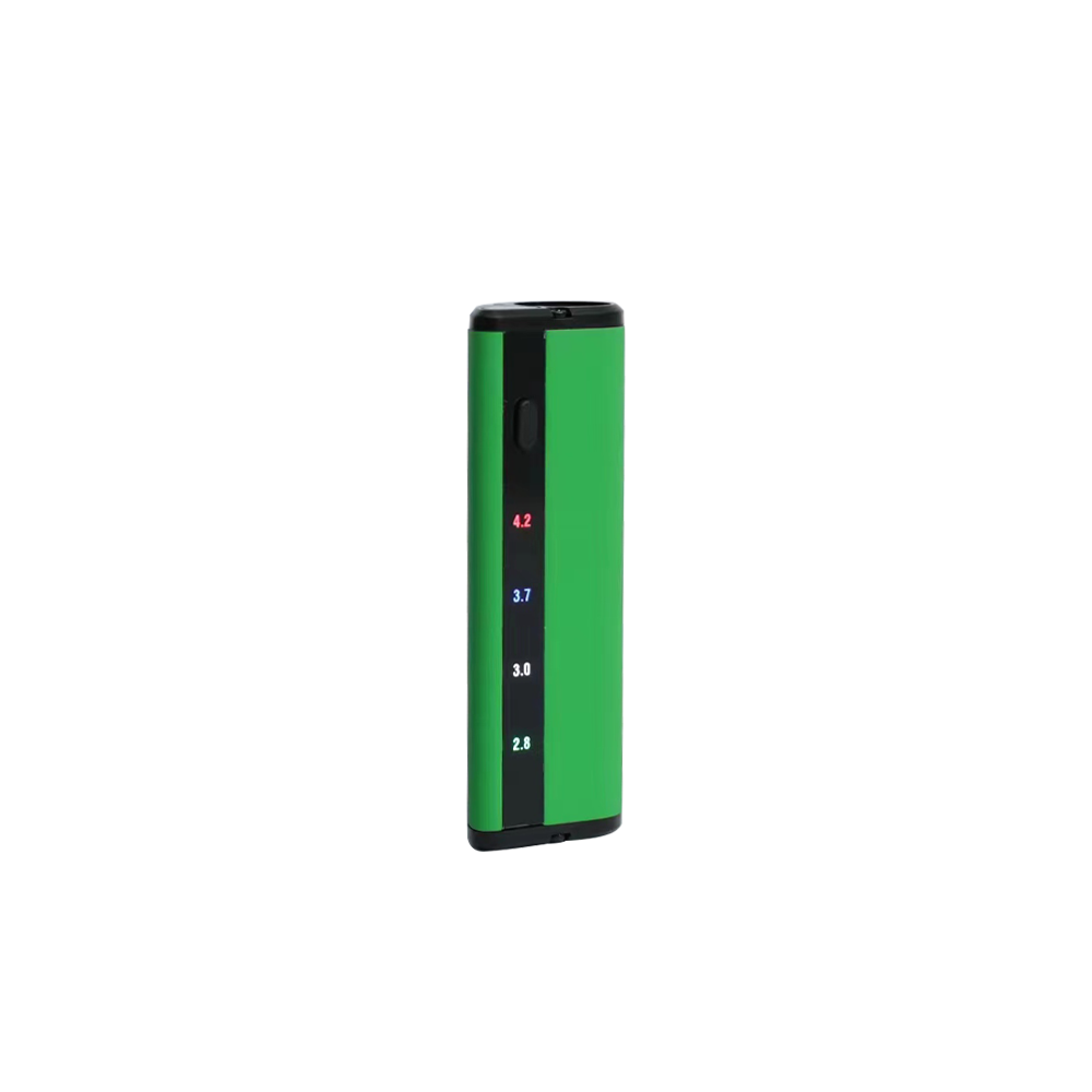 Longmada V5 510 Thread Battery in Green – 500mAh Rechargeable Vape Pen Battery for Dry Herb, Wax & CBD Oils – Portable Aluminum Design