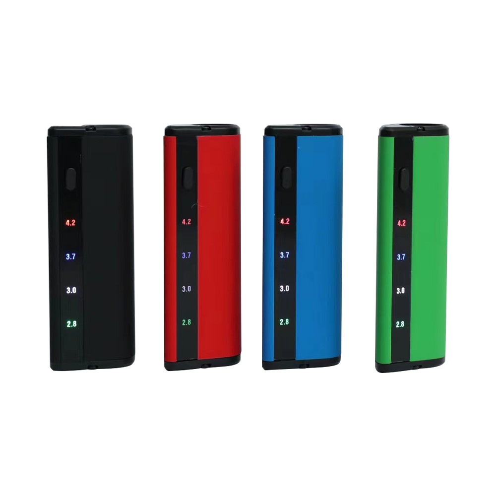 Longmada V5 510 Thread Battery in Red – 500mAh Rechargeable Vape Pen Battery for Dry Herb, Wax & CBD Oils – Portable Aluminum Design