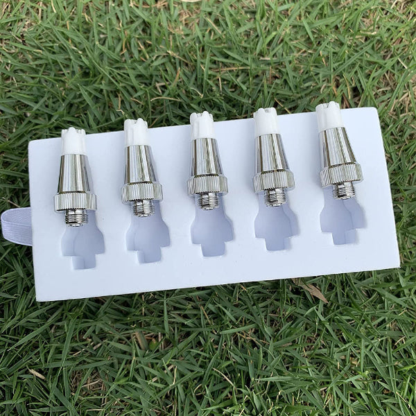 Lookah Seahorse Coil-II Ceramic 510 Vape Coils – Wax Dab Pen Replacement Coils (5-Pack)