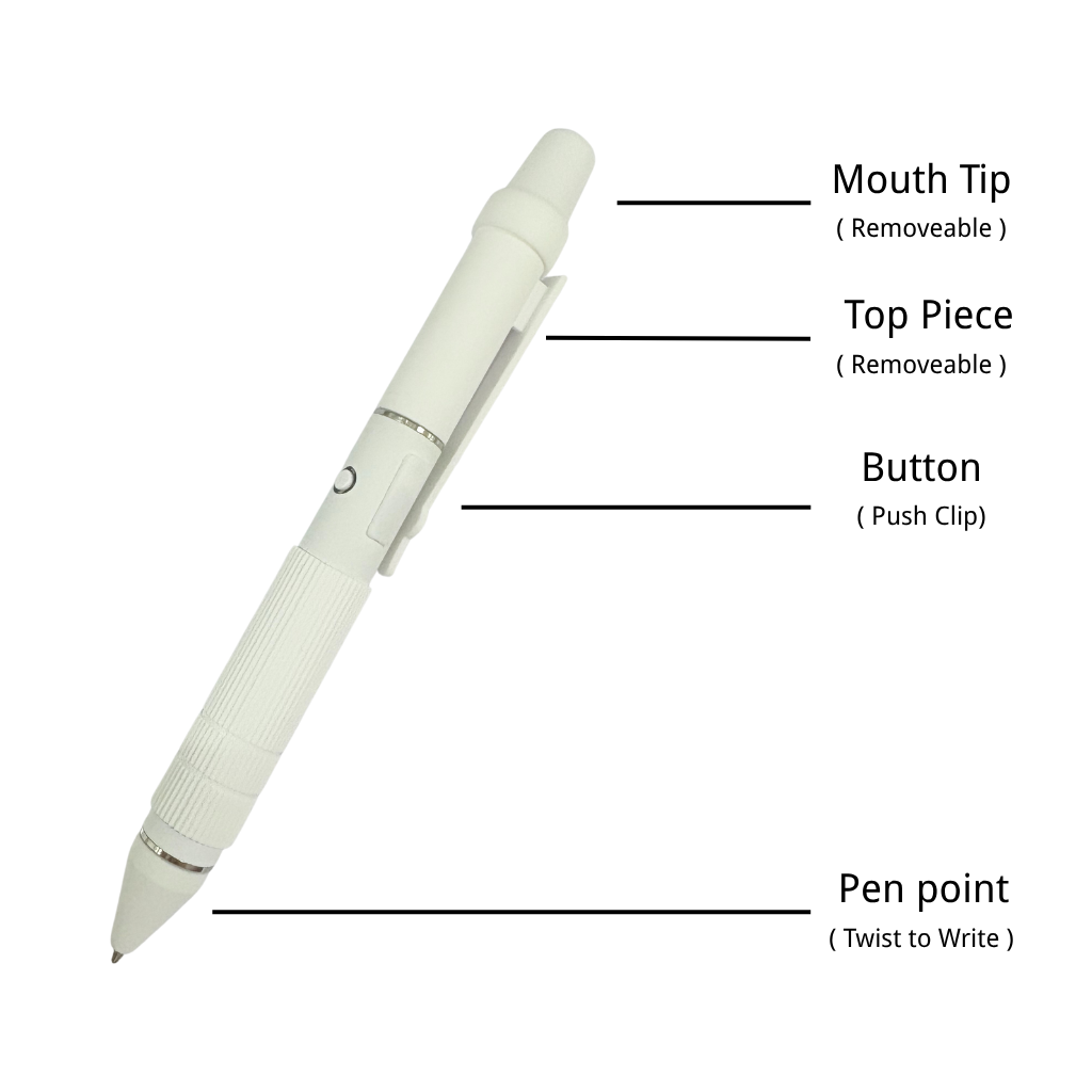 Multifunction Vape Pen Battery 510 – Adjustable Voltage, and Writing Pen with USB-C Charging