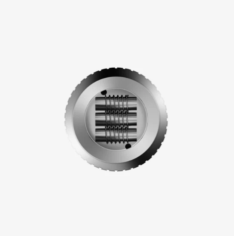 Quartz Triple-Coil Vape Coil – High-Temperature Resistant Quartz Glass Atomizer Component for Wax and Concentrates