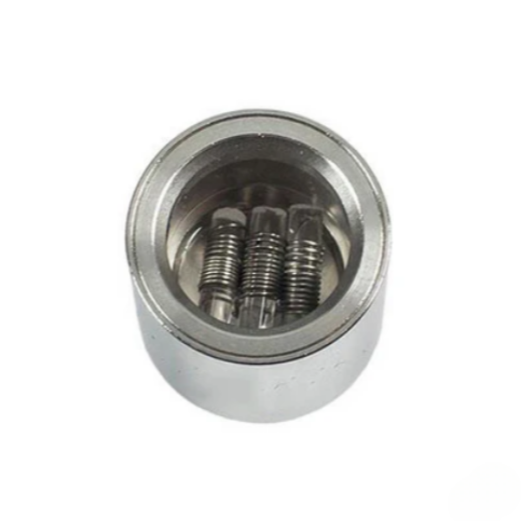 Quartz Triple-Coil Vape Coil – High-Temperature Resistant Quartz Glass Atomizer Component for Wax and Concentrates
