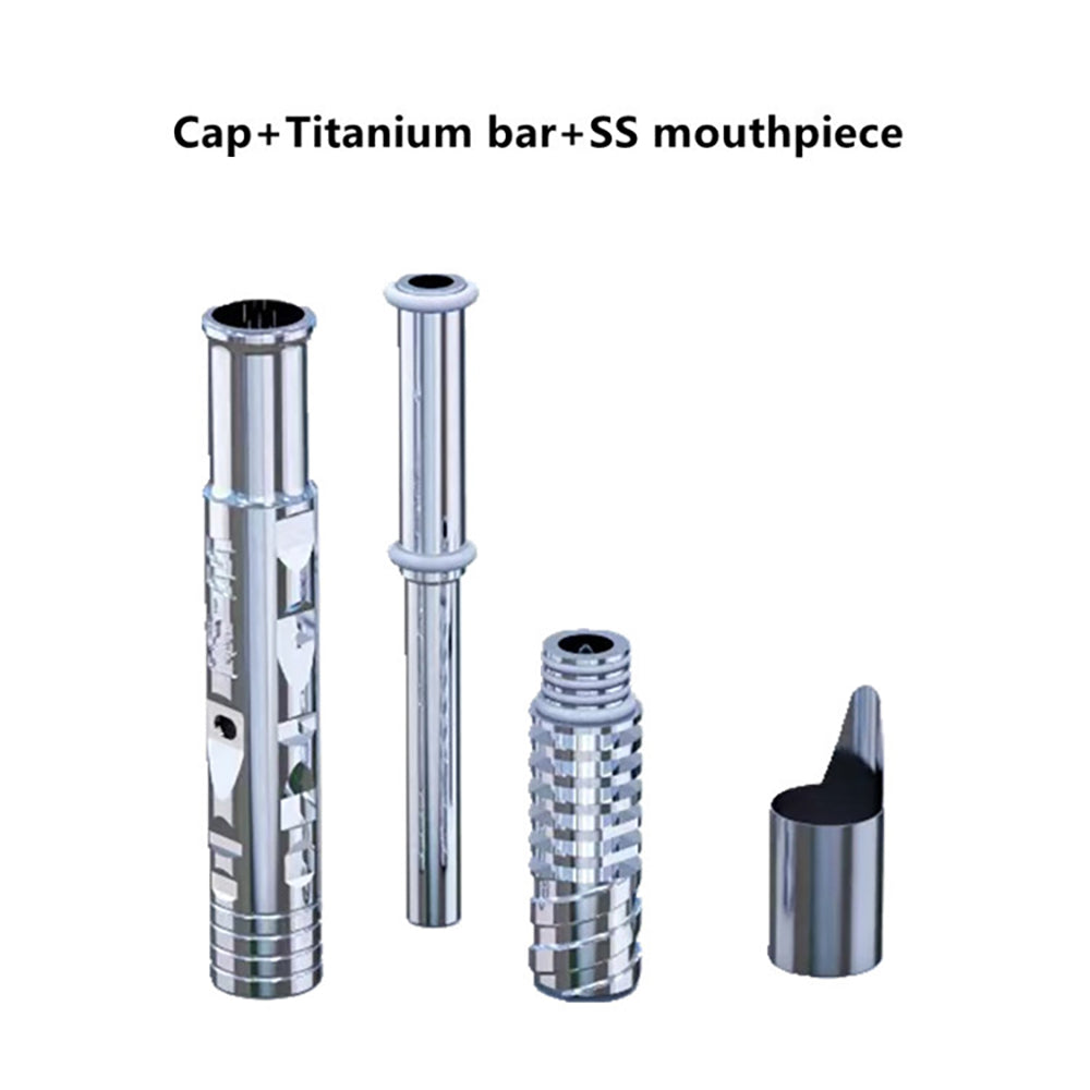 Stainless Steel Mouthpiece Set with Heating Element – Durable Vape Accessory for Dry Herb Vaporizers