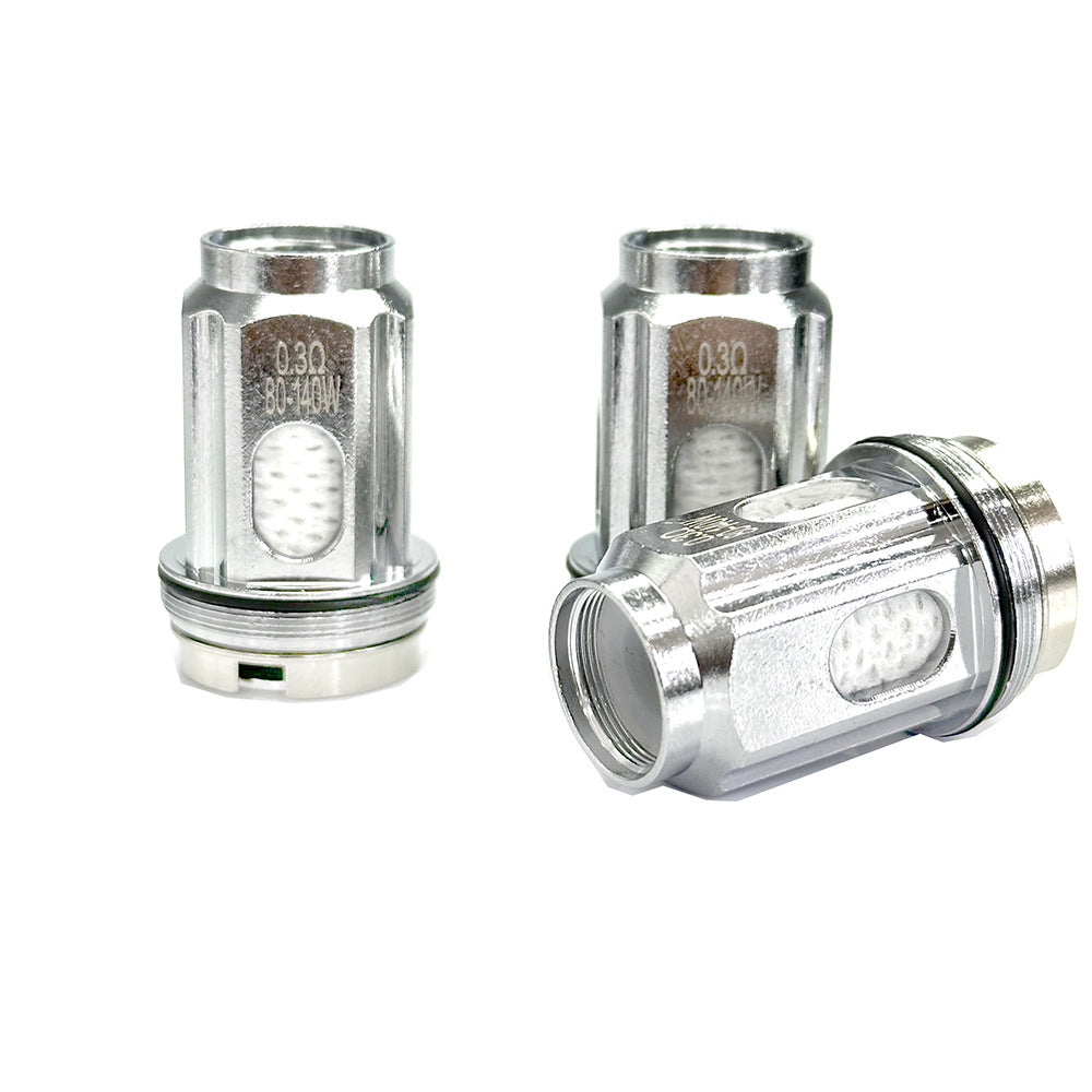 TFV18 Replacement Coils (3-Pack) – 0.3Ω Mesh Vape Coils | Premium Coil Vape Accessories for TFV18 Tanks