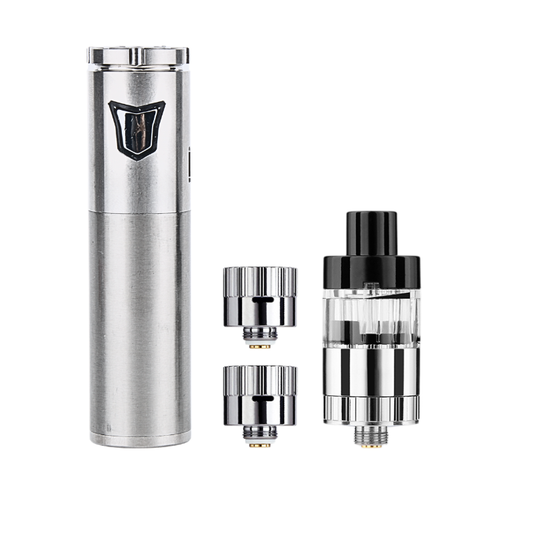 Thumb-L vape atomizer with 510 thread, adjustable airflow, and magnetic connection design