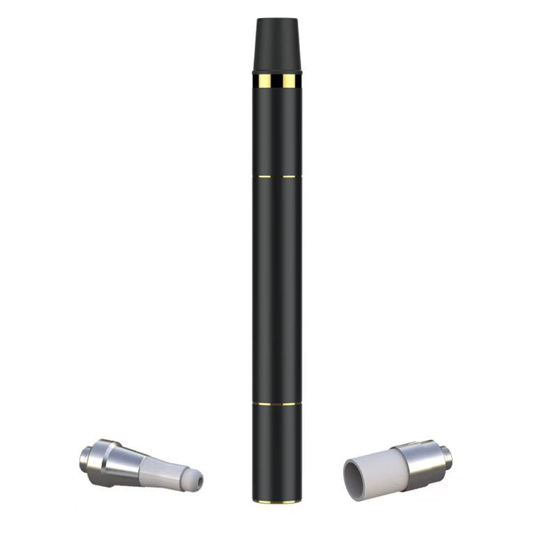 VOOZR P1 Wax Vaporizer Pen – 510 Thread, Adjustable Voltage, Ceramic Heating Cup for Pure Flavor