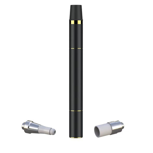 VOOZR P1 Wax Vaporizer Pen – 510 Thread, Adjustable Voltage, Ceramic Heating Cup for Pure Flavor